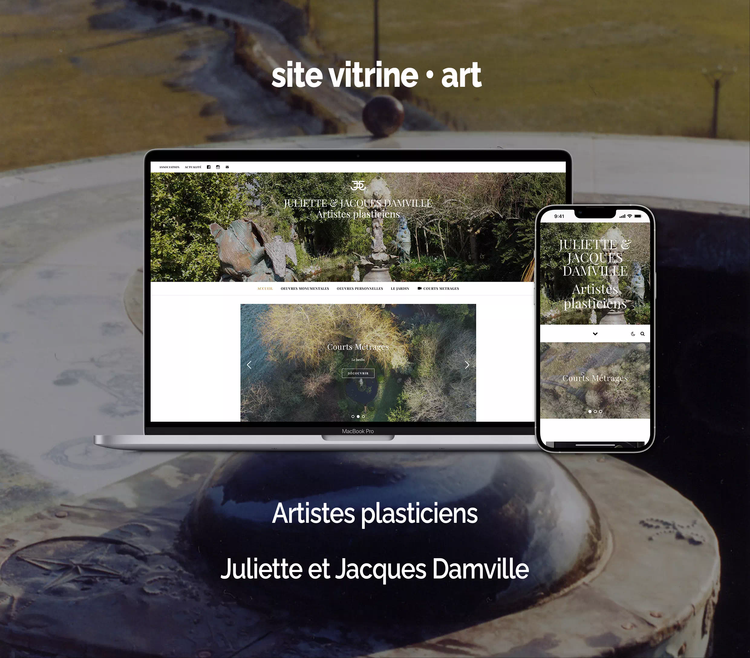 Site des artistes Juliette et Jacques Damville