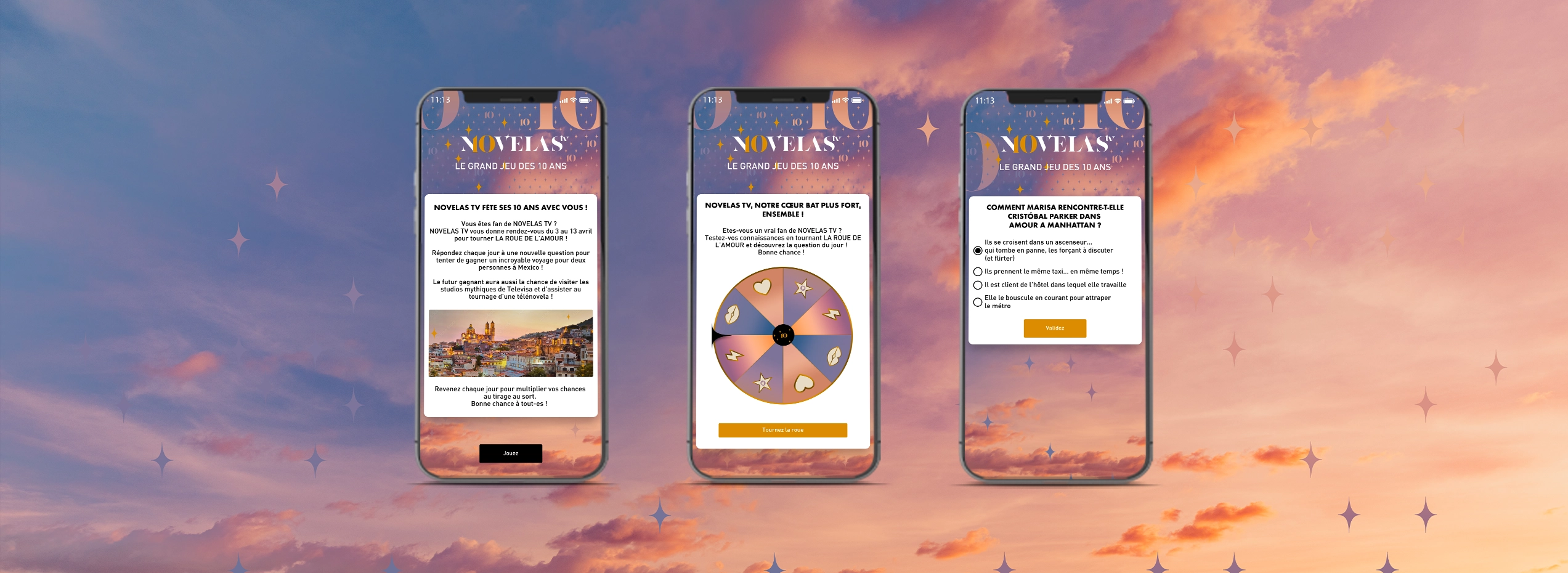 Jeu concours interactif pour une chaîne TV | NOVELAS TV
