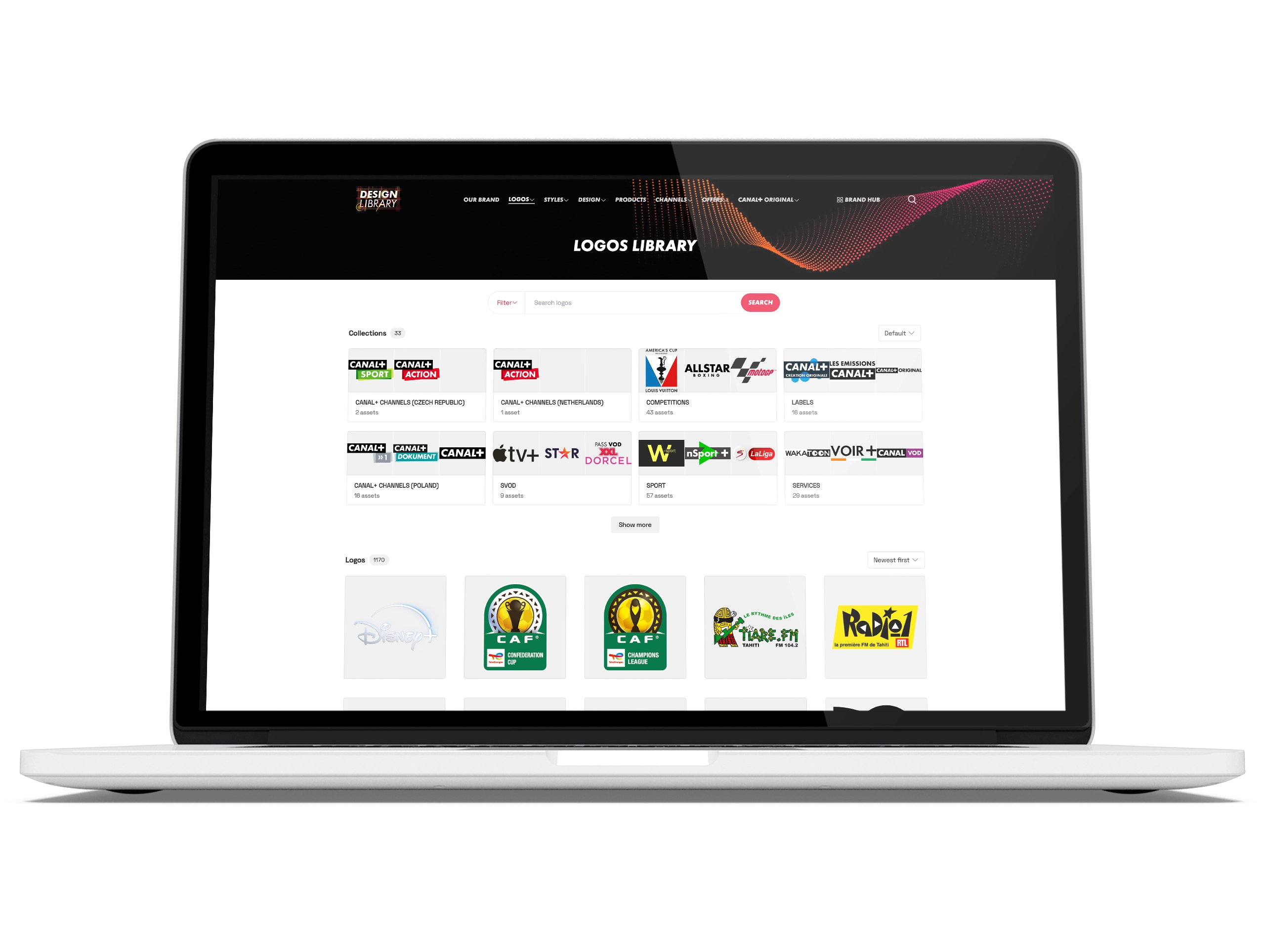 Le DAM simplifie la recherche et le téléchargement d’assets. 