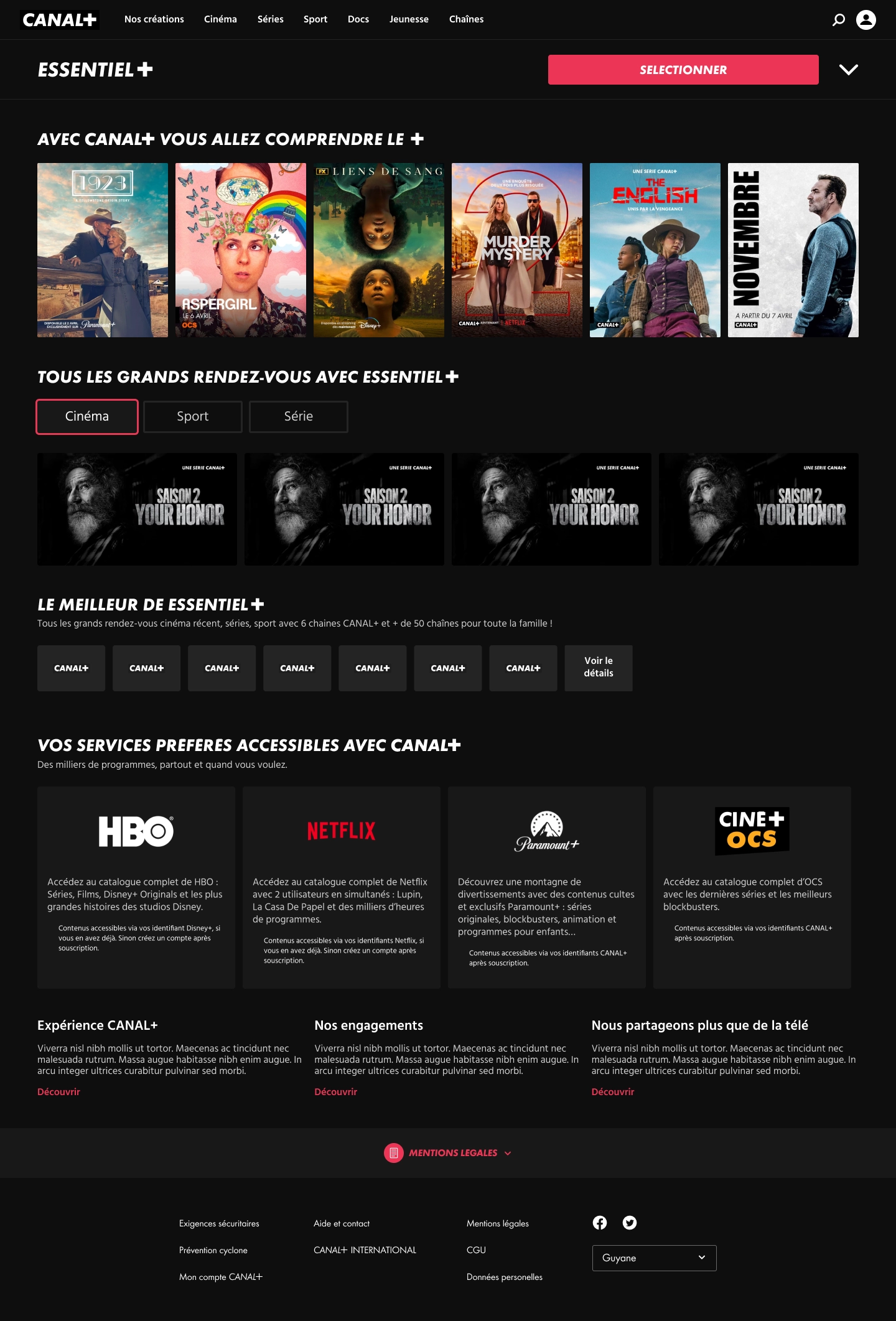 Maquette desktop - Résumé fermé